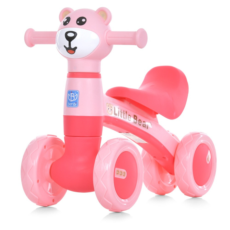 Детская каталка-толокар Bambi M 5762-3 розовый, до 30 кг