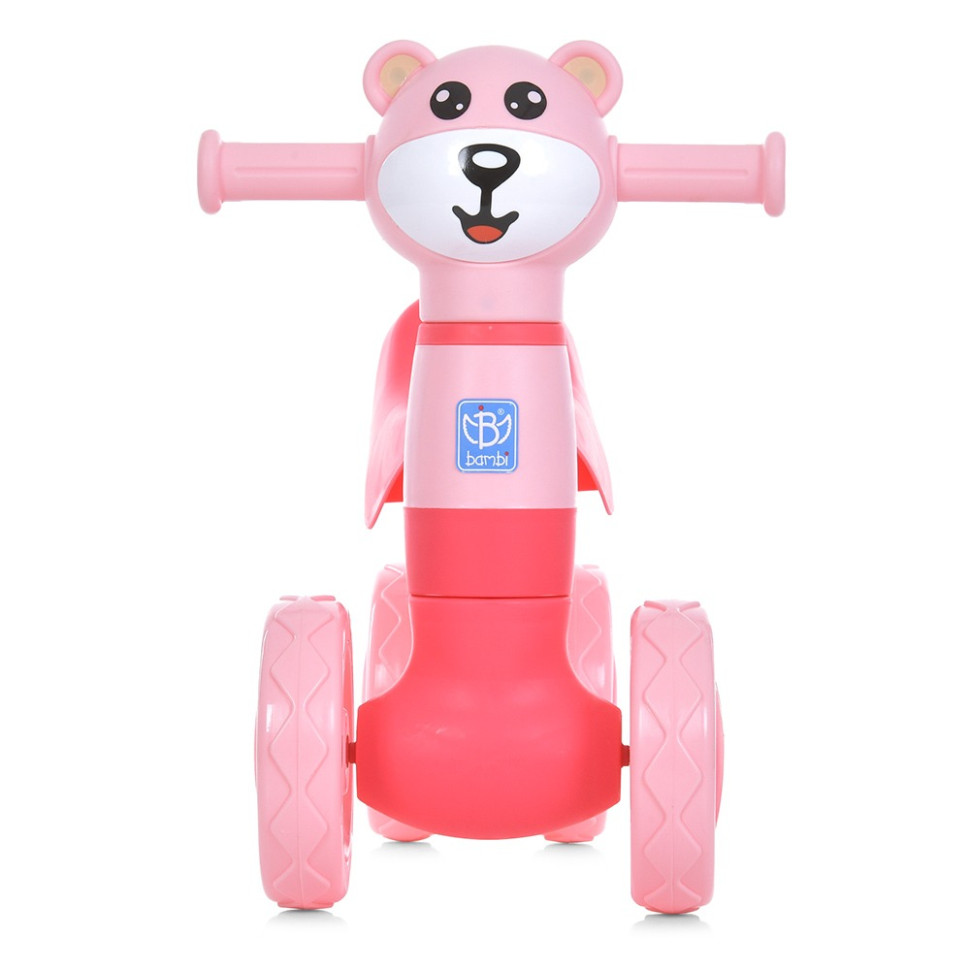 Детская каталка-толокар Bambi M 5762-3 розовый, до 30 кг