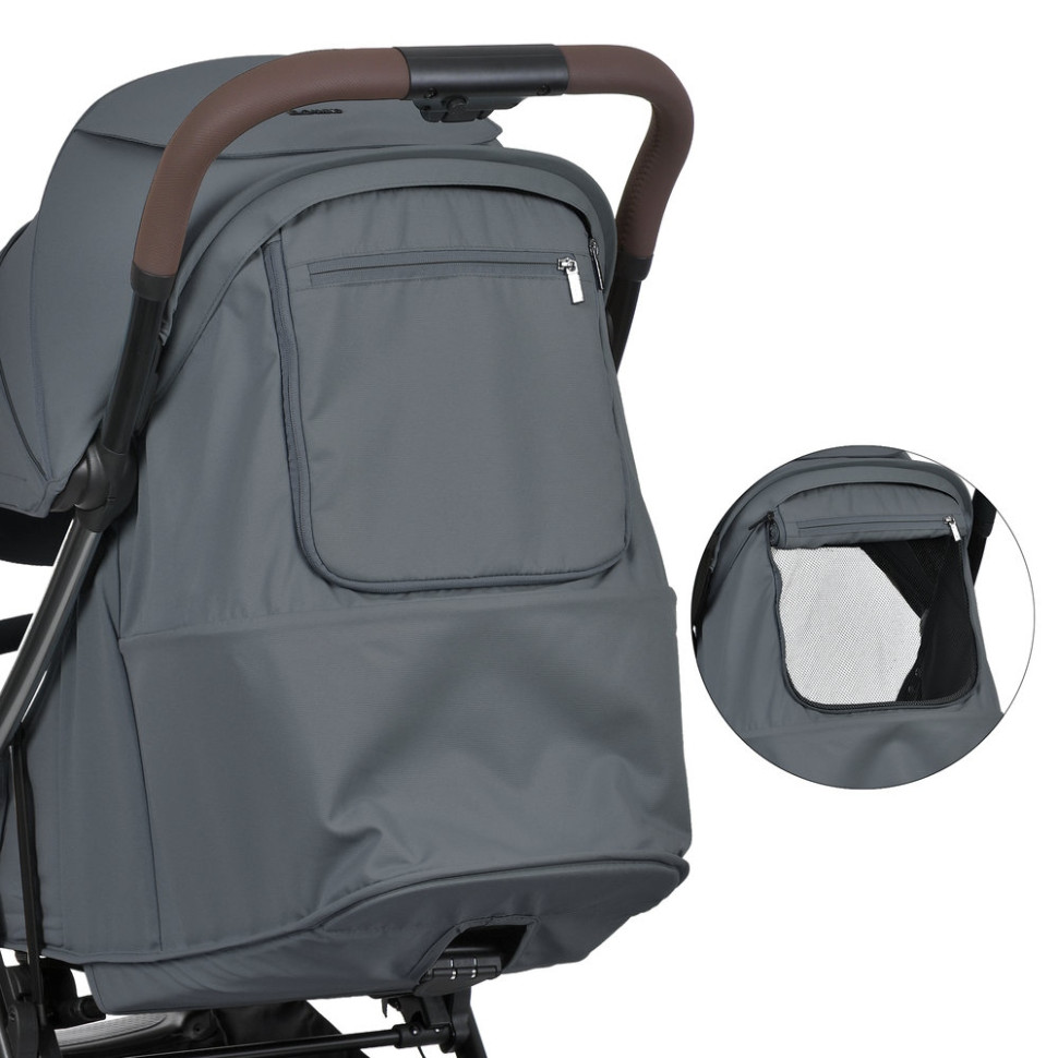 Дитяча прогулянкова коляска AMBER El Camino ME 1227 Magnet Gray