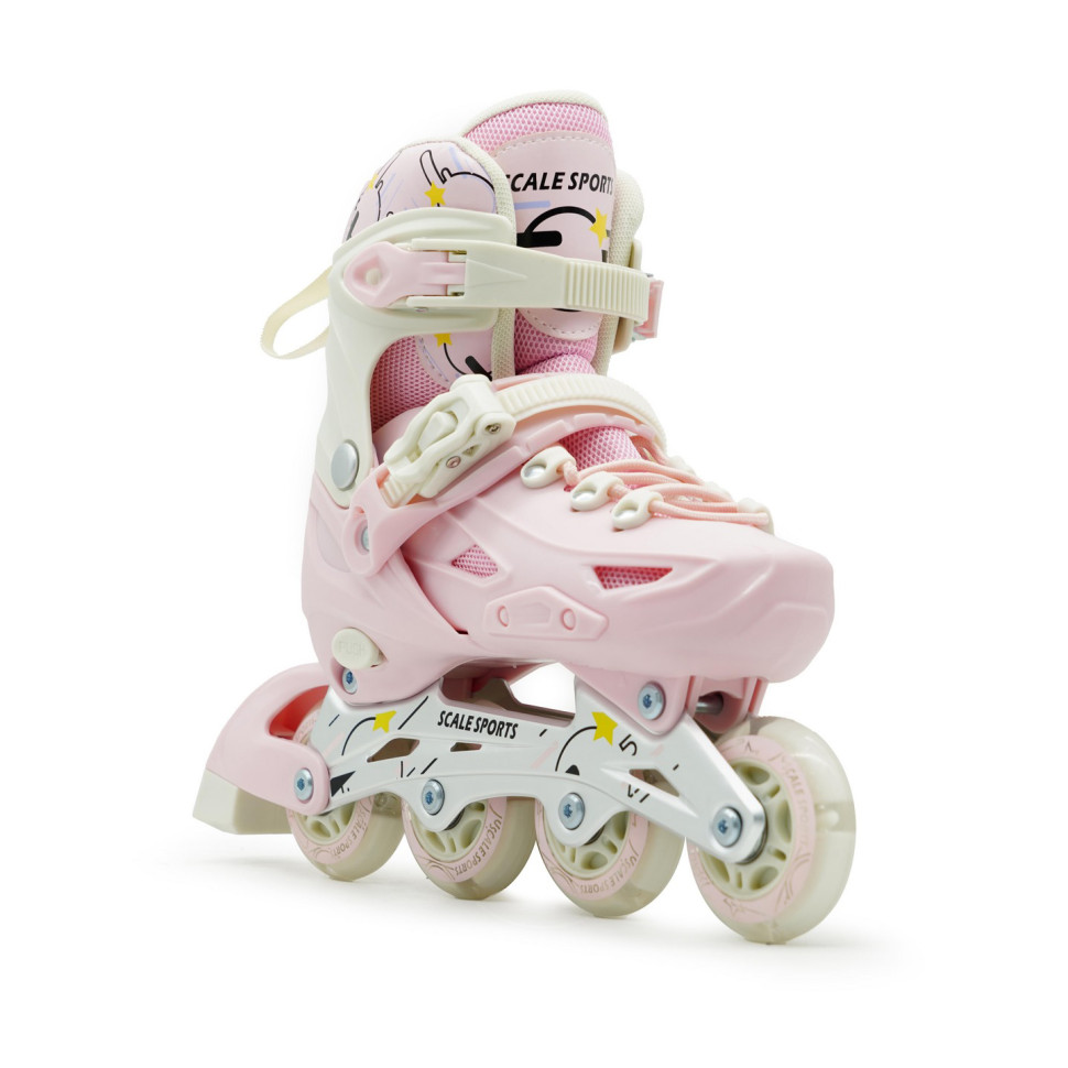 Дитячі розсувні ролики LF 605 Scale Sports 928990009 Pink, розмір 39-42