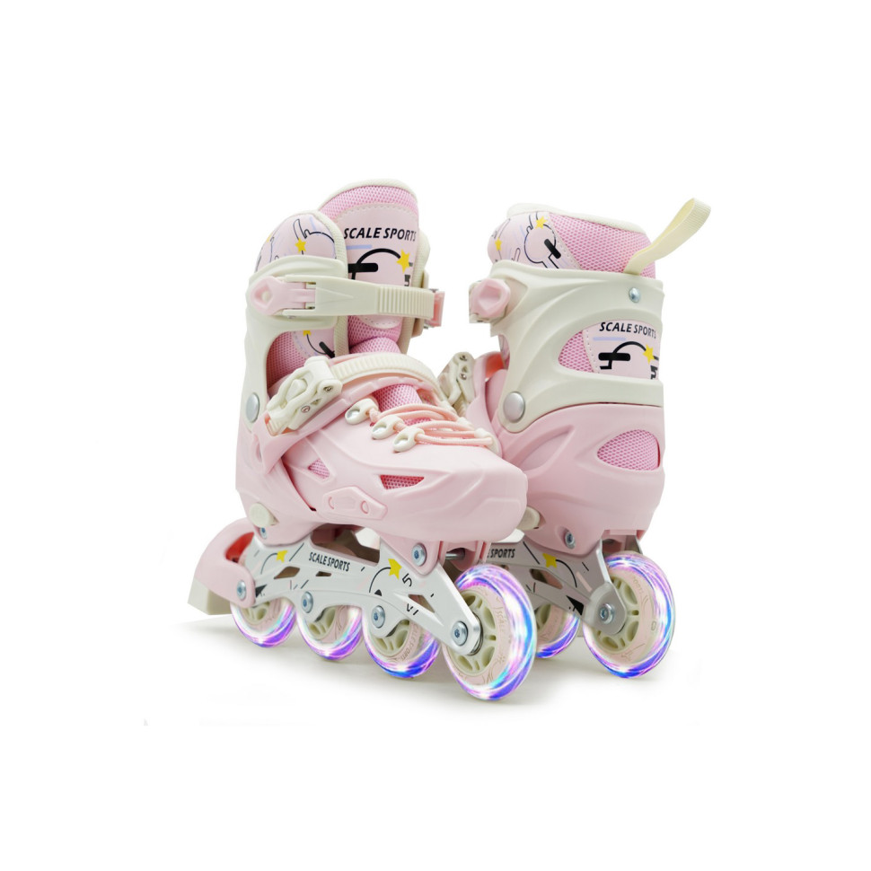 Дитячі розсувні ролики LF 605 Scale Sports 928990009 Pink, розмір 39-42