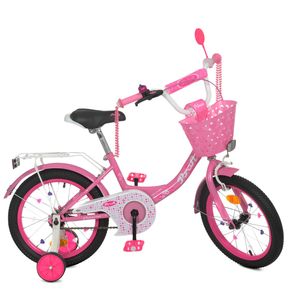 Велосипед дитячий PROF1 Y1811-1 18 дюймів, рожевий по цене 4 261 грн.