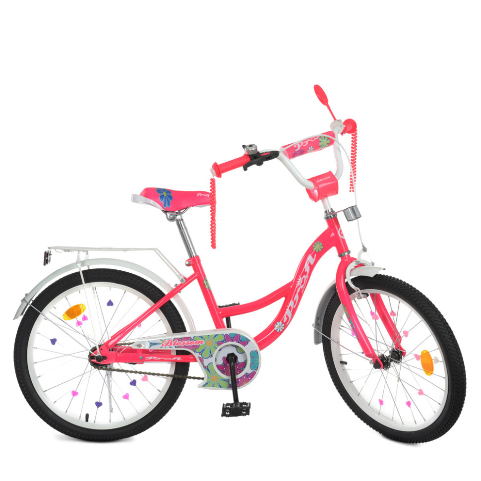 Велосипед дитячий PROF1 Y20302N 20 дюймів, малиновий по цене 4 044 грн.