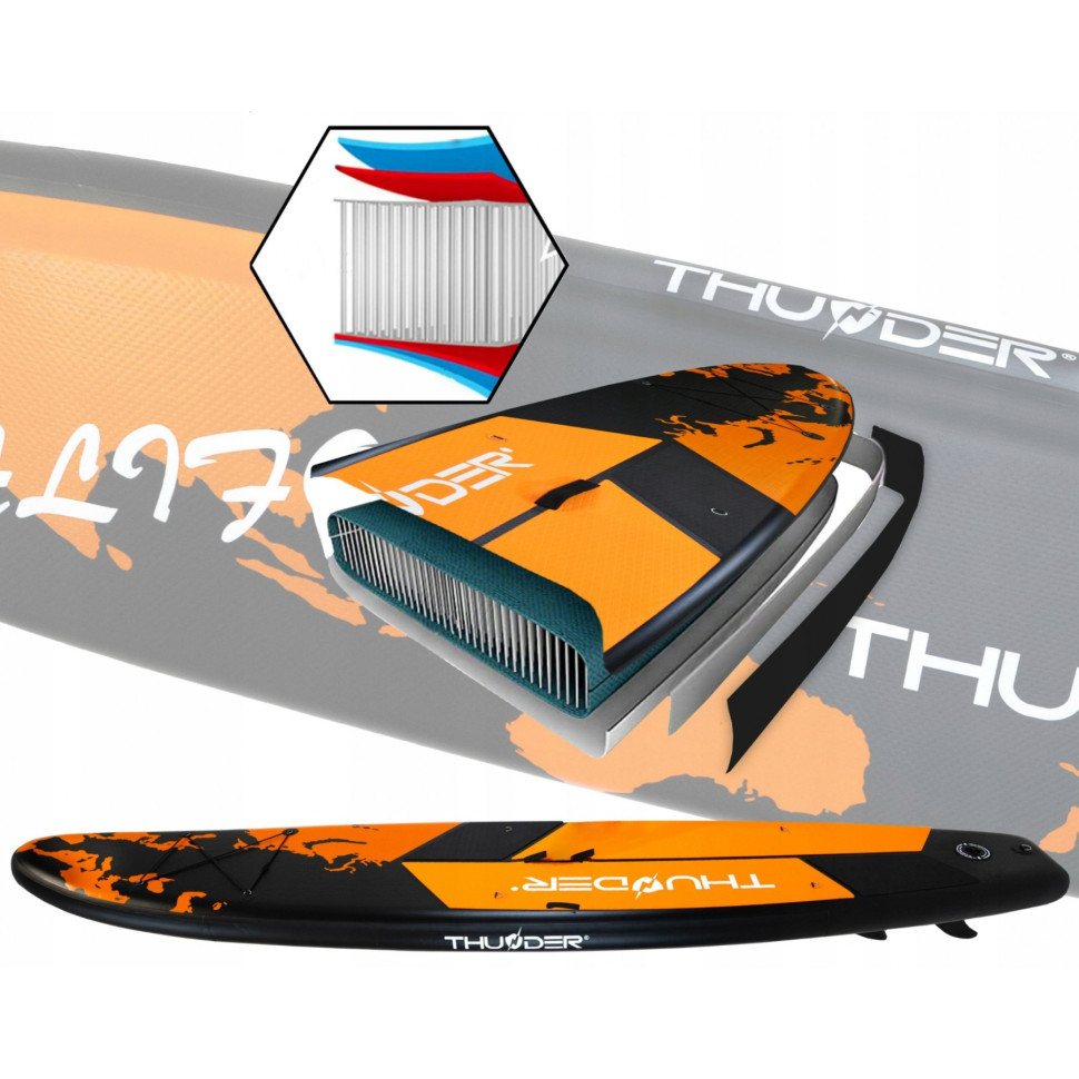 Надувна SUP дошка Earth Thunder SUP-EARTH з веслом 365 см