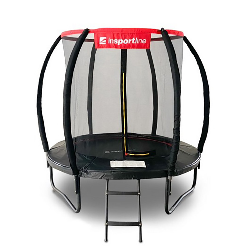 Батут з внутрішньою сіткою Flea PRO inSPORTline 23877 чорний 183 см 
