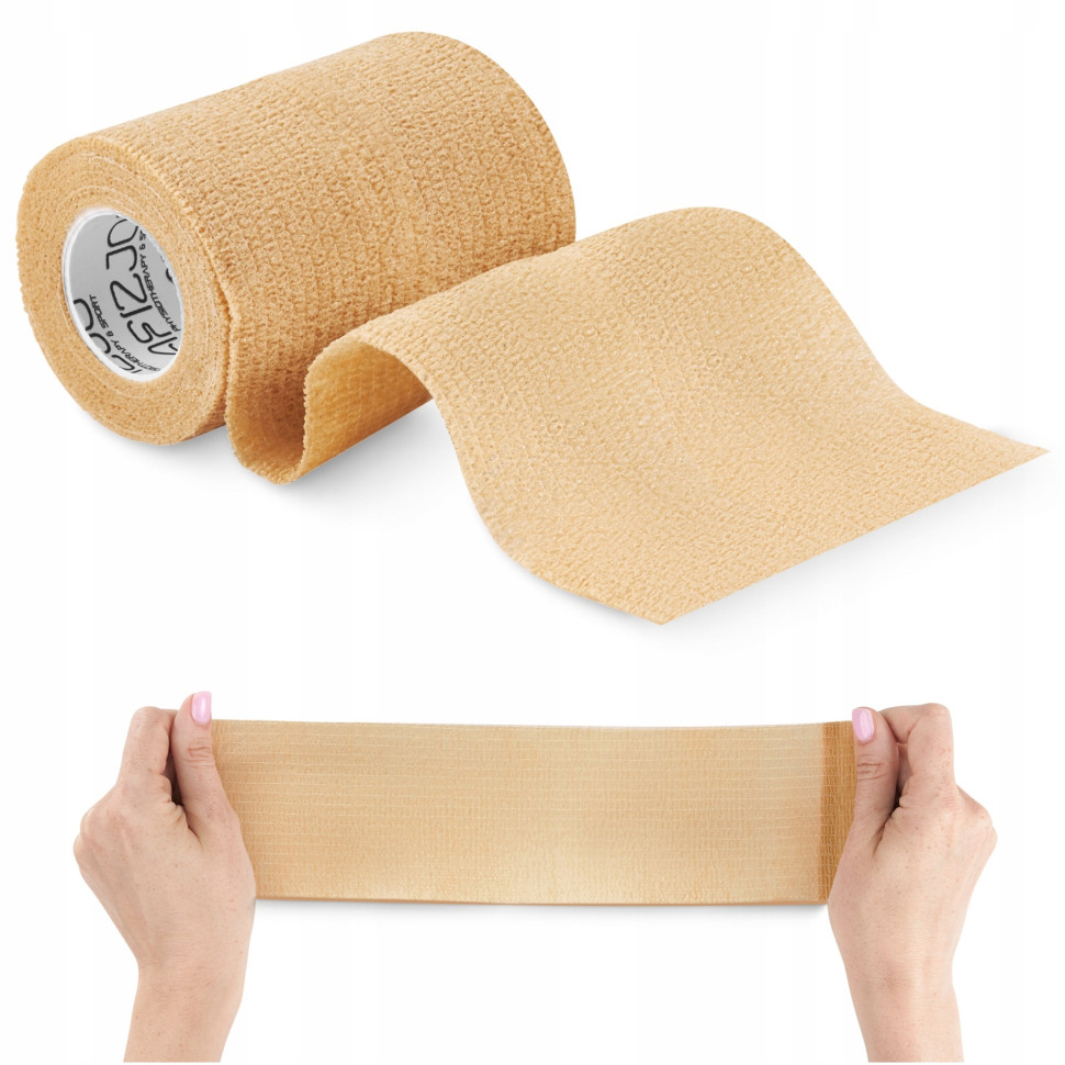 Когезионный эластичный бинт-бандаж Cohesive Bandage 4FIZJO P-5905973400879, 10 см x 4,5 м 