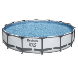 Бассейн Каркасный Bestway 56595 Круглый, 427-84см, фильтр-насос, 10220 л