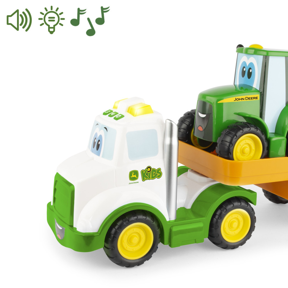 Игрушечный тягач и трактор John Deere Kids 47207 со светом и звуком