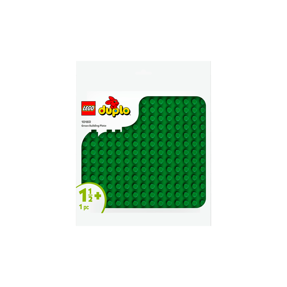 Конструктор DUPLO Зелена будівельна пластина LEGO 10460, 1 деталь
