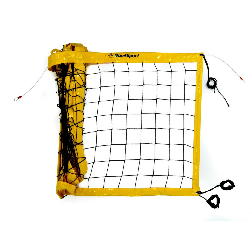 Сетка волейбольная Romi Sport Sia000021PP black/yellow, 