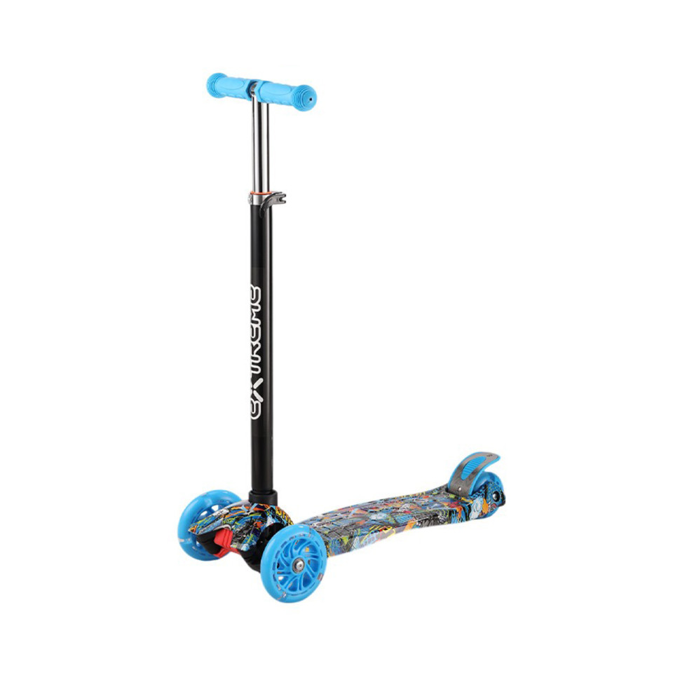 Самокат дитячий 3-х колісний Bambi SC25103(Blue) колеса зі світлом