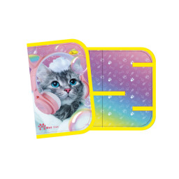 Пенал для школьника Апельсин АП-1003, 19х13 см (Wet Cat) Пенал для школьника Апельсин АП-1003, 19х13 см (Wet Cat)