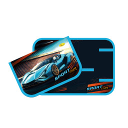 Пенал для школьника Апельсин АП-1003, 19х13 см (SportCars) Пенал для школьника Апельсин АП-1003, 19х13 см (SportCars)