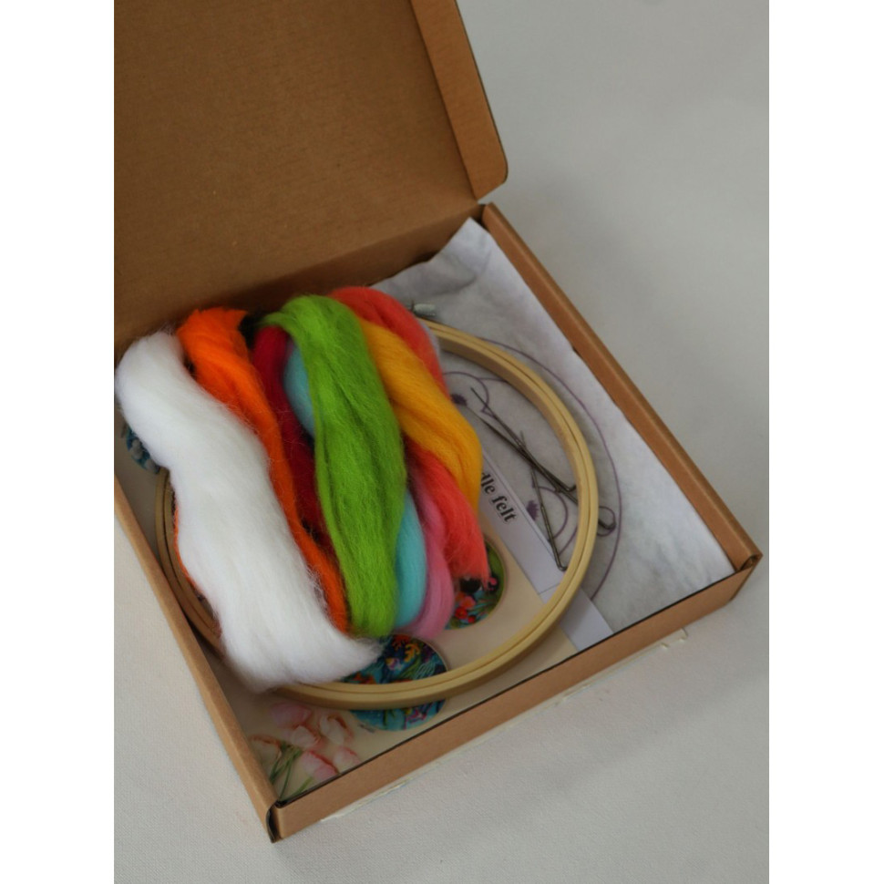 Набор для валяния картины из шерсти 