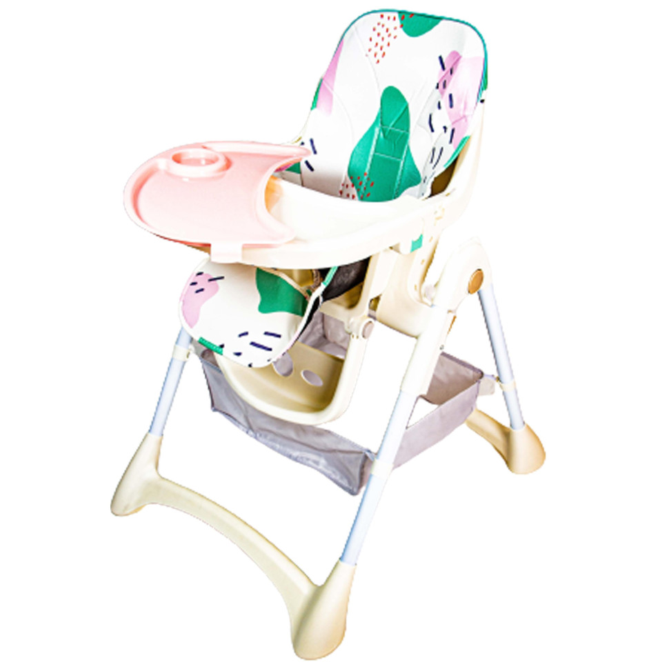 Дитячий стільчик для годування Bambi 601034557 Light Pink 5 положень