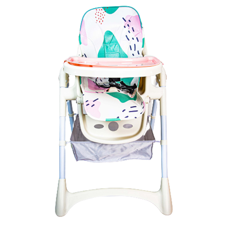 Дитячий стільчик для годування Bambi 601034557 Light Pink 5 положень
