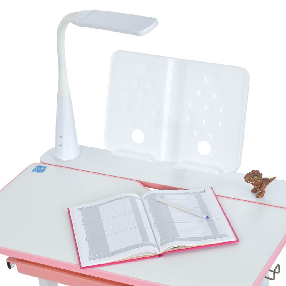 Парта ученическая Bambi M 6136-8 подставка для книги, лампа