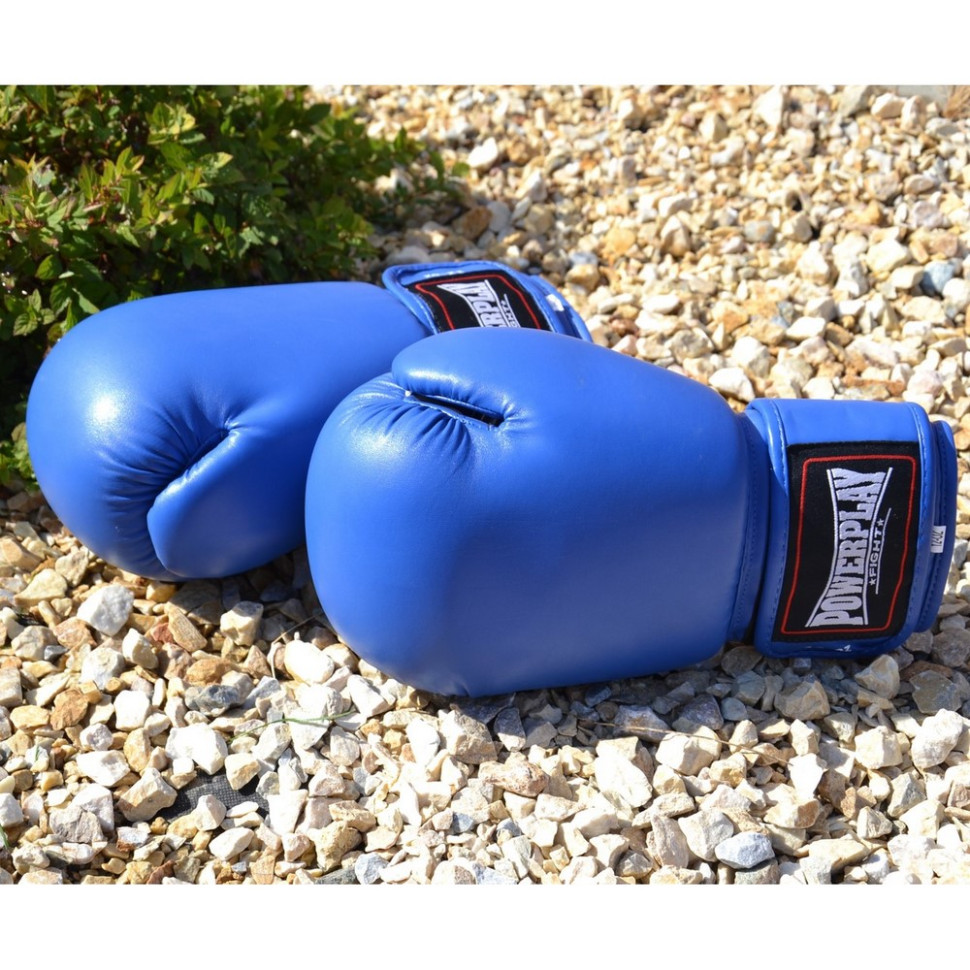 Боксерские перчатки 3004 Classic PowerPlay PP_3004_8oz_Blue, размер 8 унций