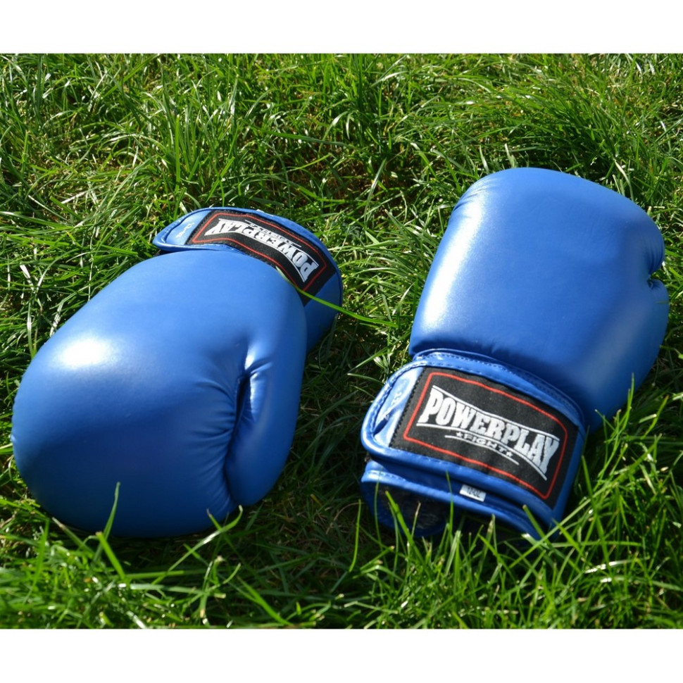 Боксерские перчатки 3004 Classic PowerPlay PP_3004_8oz_Blue, размер 8 унций