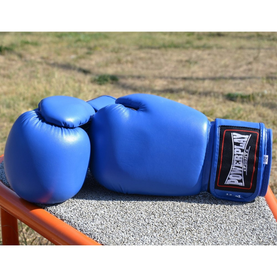 Боксерские перчатки 3004 Classic PowerPlay PP_3004_8oz_Blue, размер 8 унций