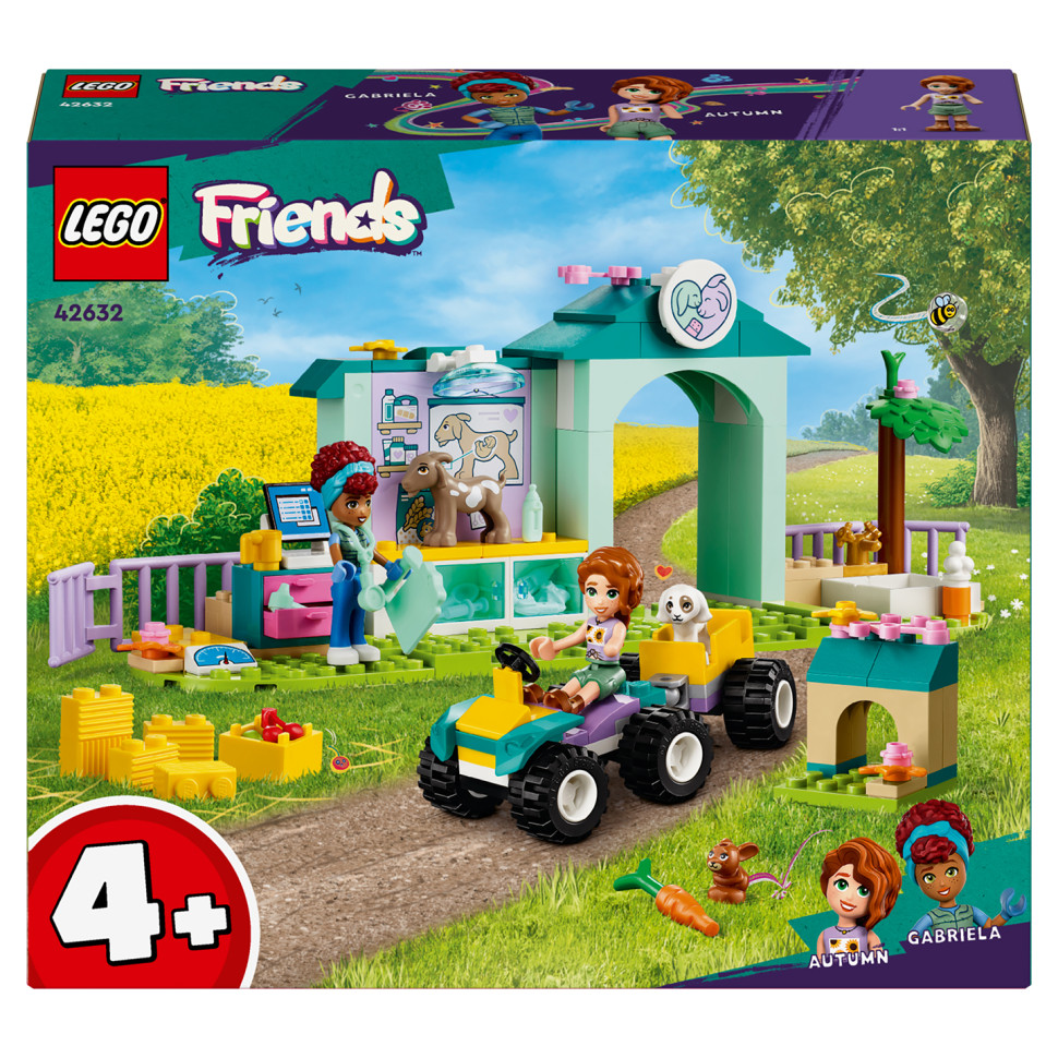 Конструктор Ветеринарна клініка для сільськогосподарських тварин LEGO Friends 42632, 161 деталь