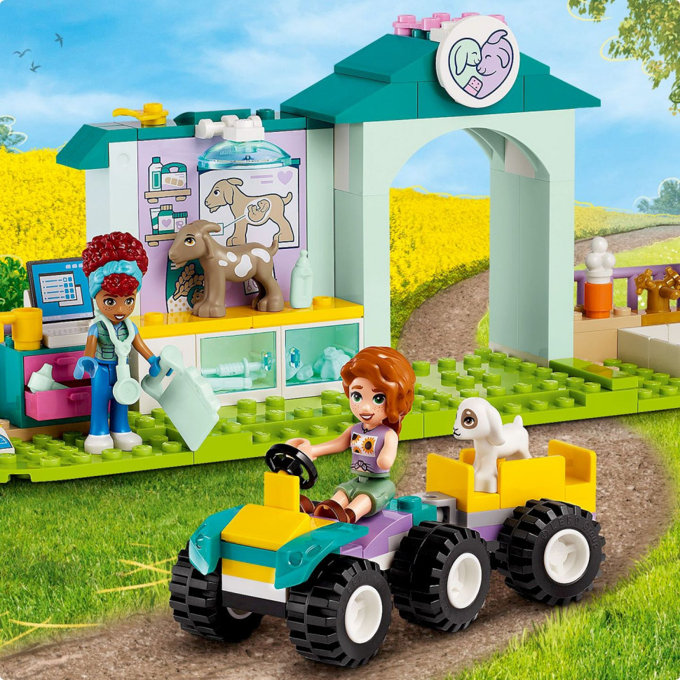 Конструктор Ветеринарна клініка для сільськогосподарських тварин LEGO Friends 42632, 161 деталь