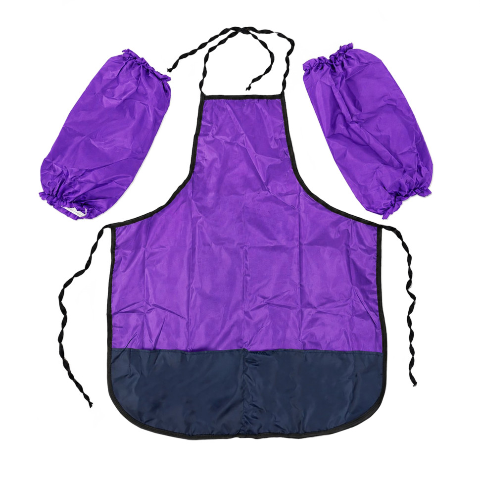 Фартух для молодшої шкільної групи ТЕТРАДА ТЕ12158(Violet) в чохлі, без малюнка, зріст 128 см