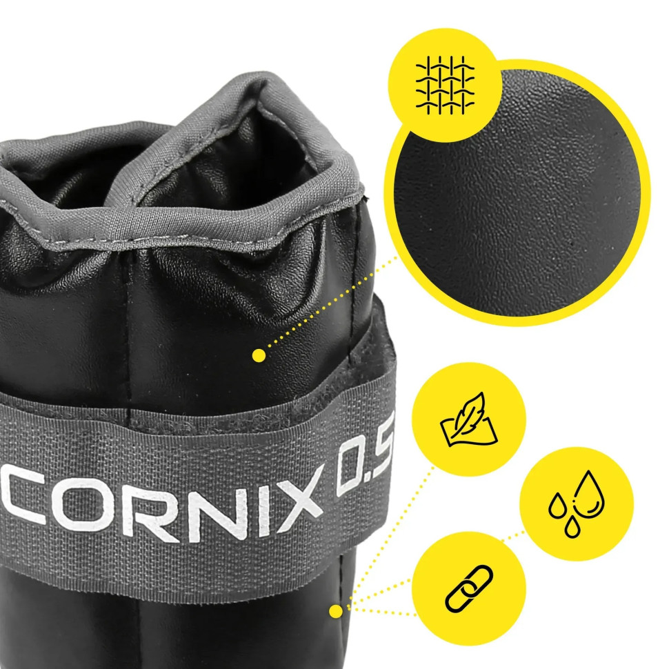 Утяжелители-манжеты для ног и рук Cornix XR-0394, 2 x 0.5 кг