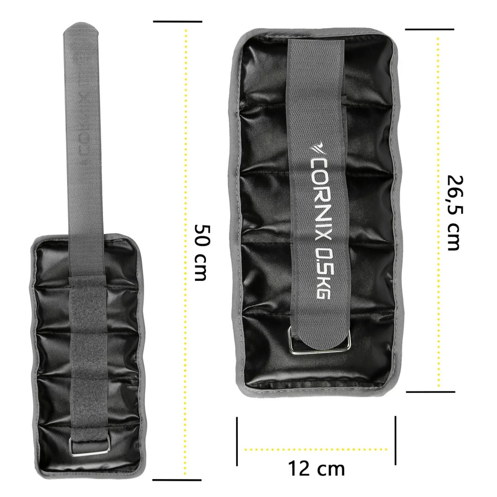 Утяжелители-манжеты для ног и рук Cornix XR-0394, 2 x 0.5 кг
