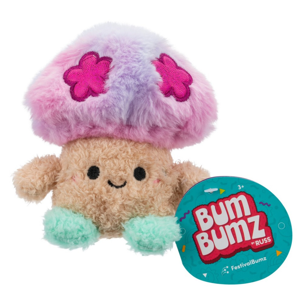 Детская мягкая игрушка Цветочный гриб Миранда FestivalBumz BumBumz RBBZ00727, 11 см