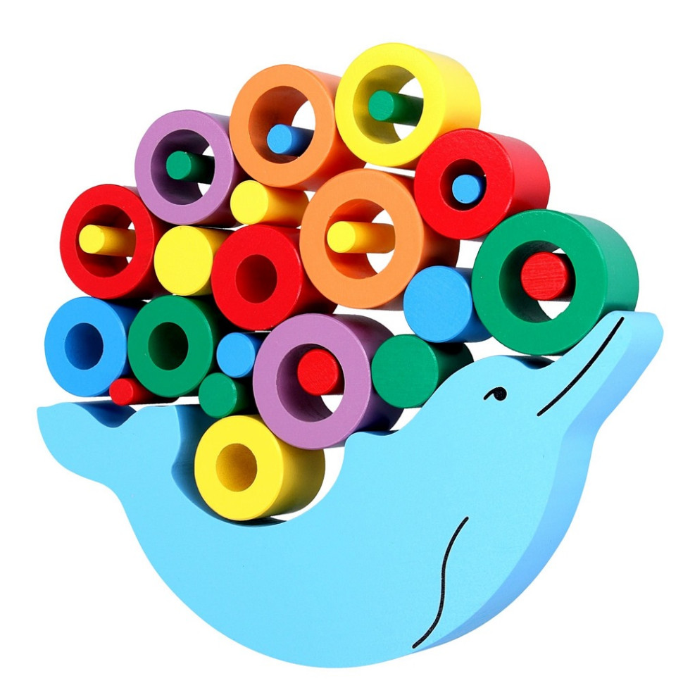 Дитяча дерев'яна гра-балансир