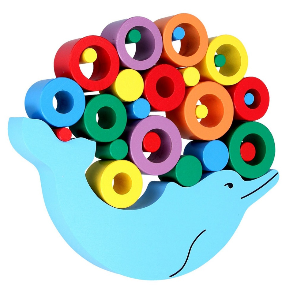 Дитяча дерев'яна гра-балансир