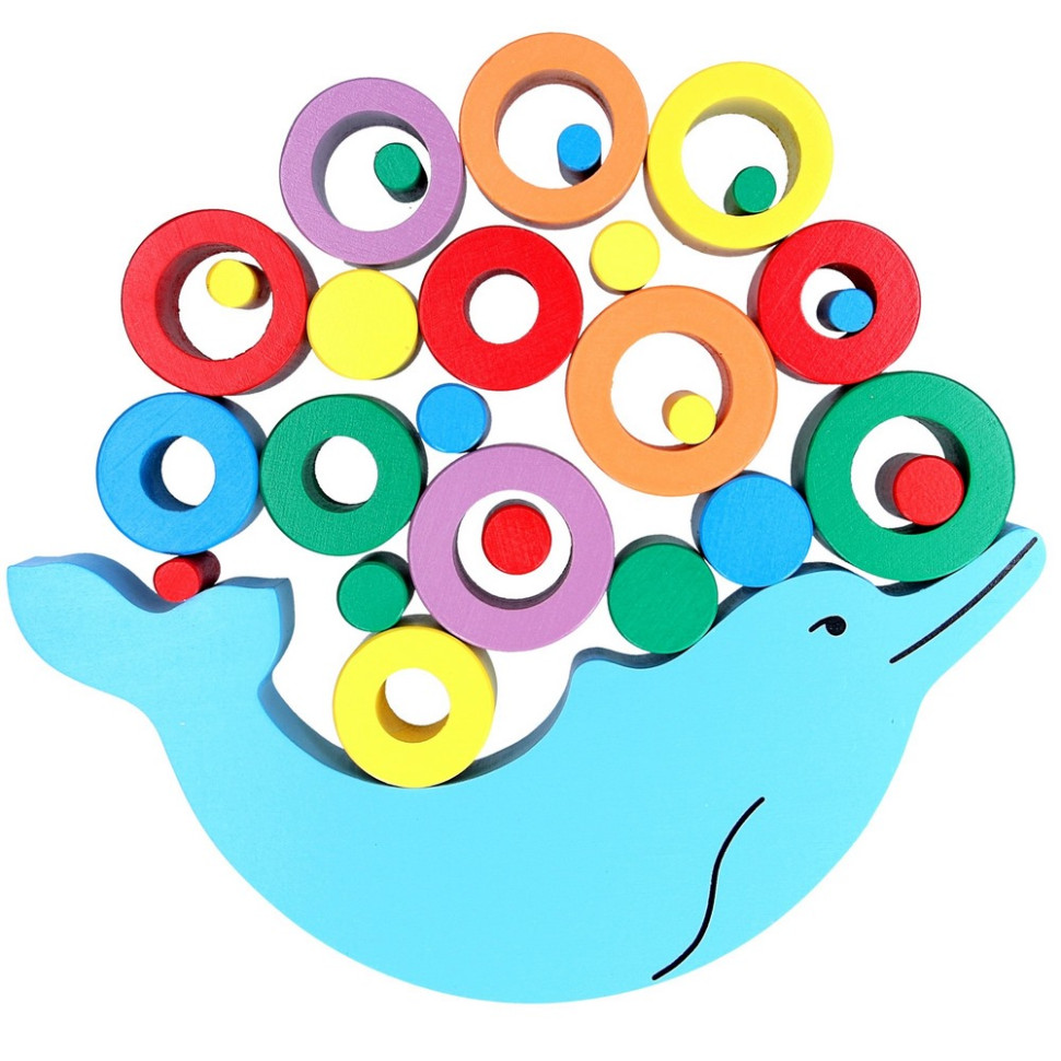 Дитяча дерев'яна гра-балансир