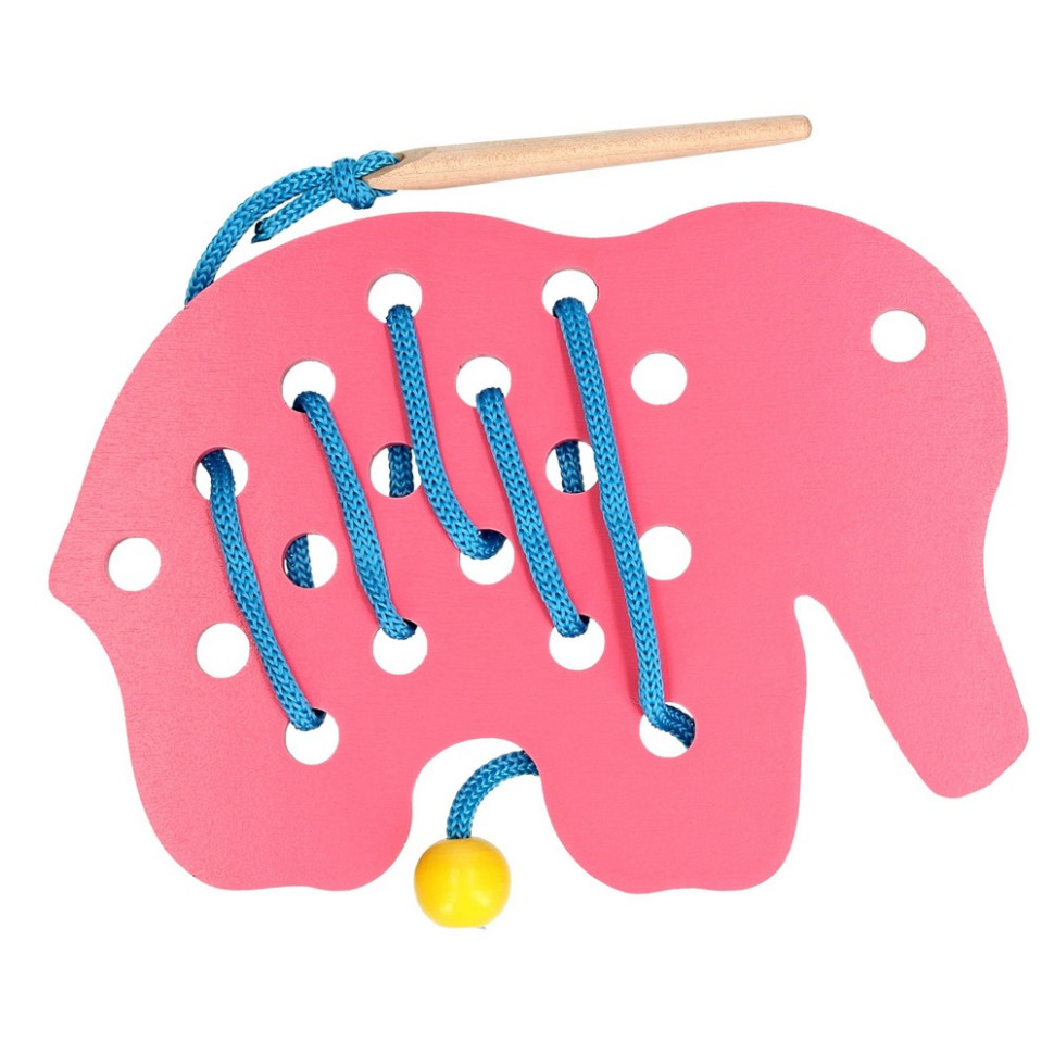 Дитяча дерев'яна шнурівка 