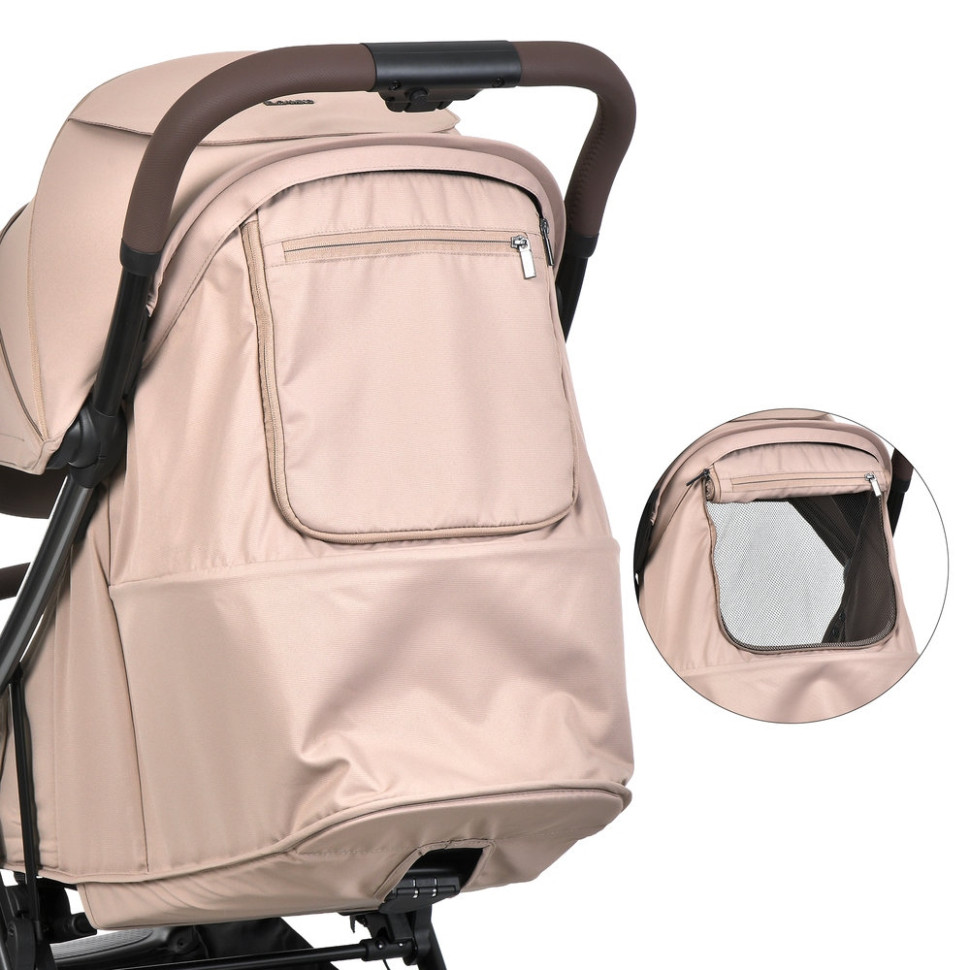 Дитяча прогулянкова коляска AMBER El Camino ME 1227 Nougat Beige