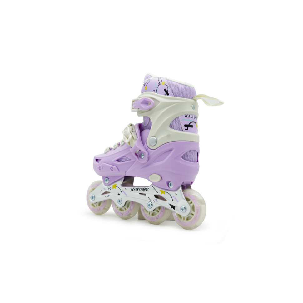 Детские раздвижные ролики LF 605 Scale Sports 36108303 Purple, размер 29-33