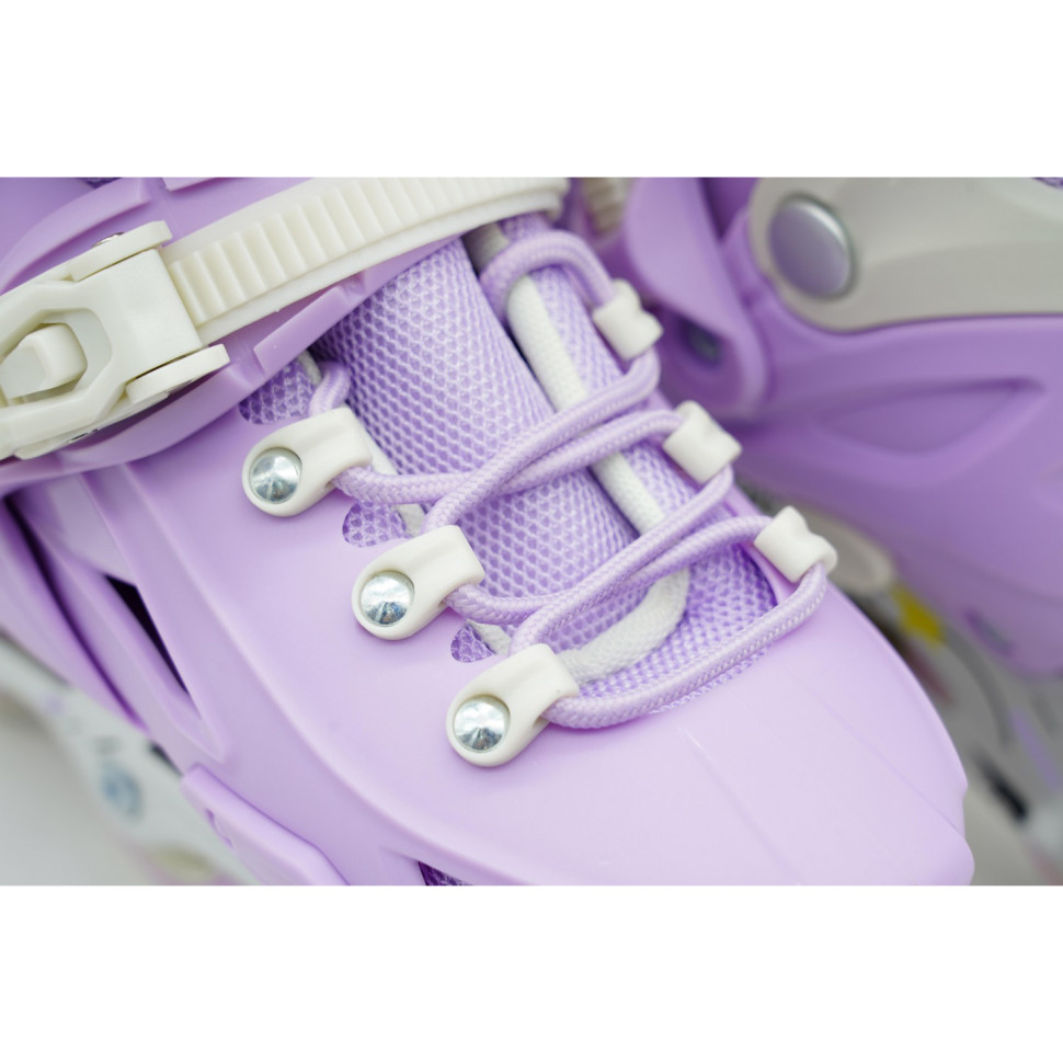 Детские раздвижные ролики LF 605 Scale Sports 36108303 Purple, размер 29-33