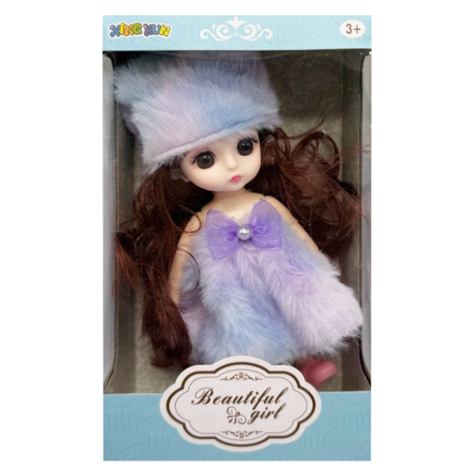 Детская игровая кукла Bambi 1361-3 шарнирная, размер 15 см