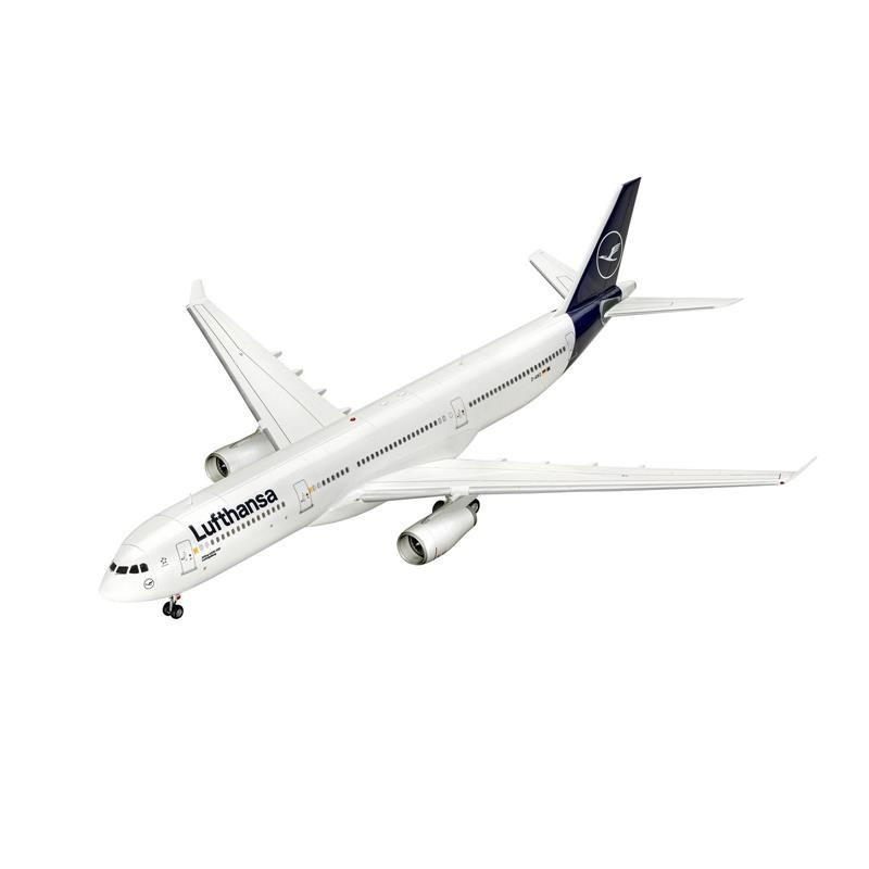 Сборная модель Самолет Airbus A330-300 Lufthansa Revell RVL-03816 уровень 4, масштаб 1:144