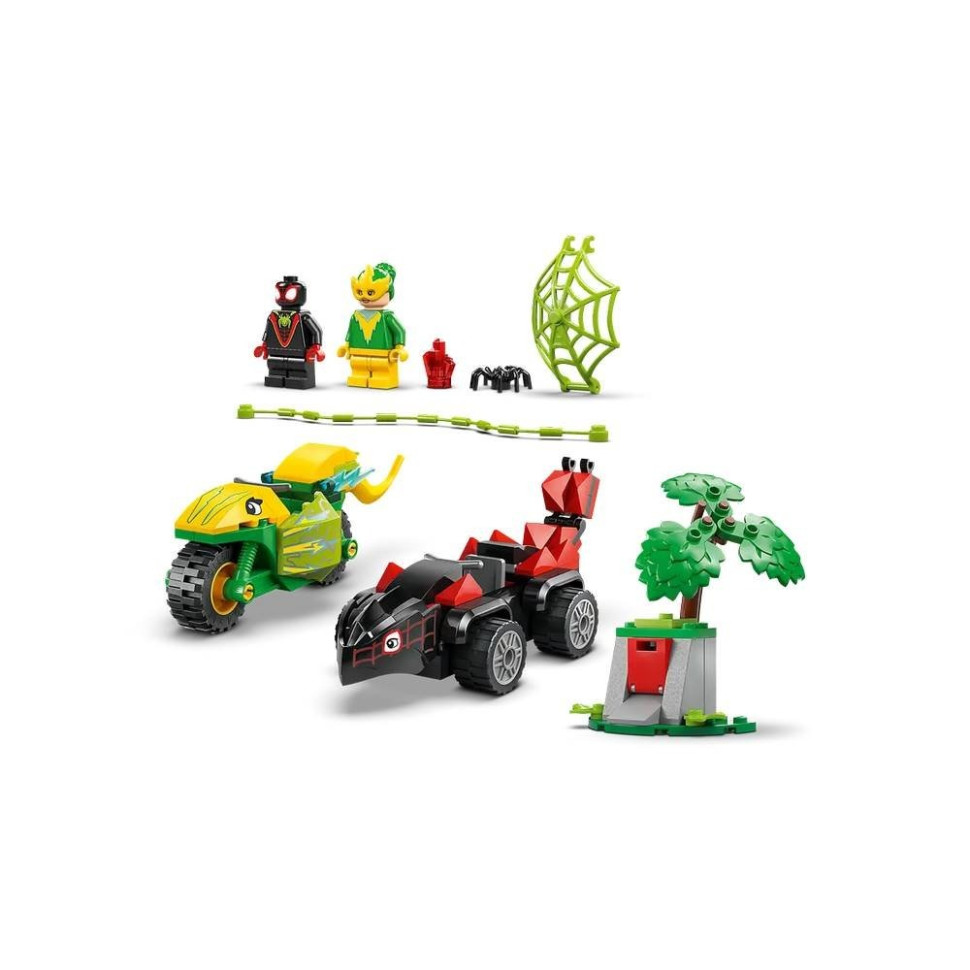 Конструктор Гонки на электромобилях с динозавра LEGO 11198, 124 детали