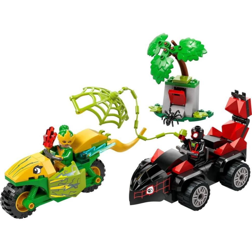 Конструктор Гонки на электромобилях с динозавра LEGO 11198, 124 детали