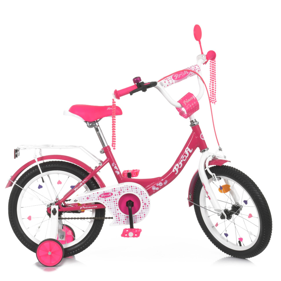 Велосипед дитячий PROF1 Y1813 18 дюймів, малиновий по цене 4 061 грн.