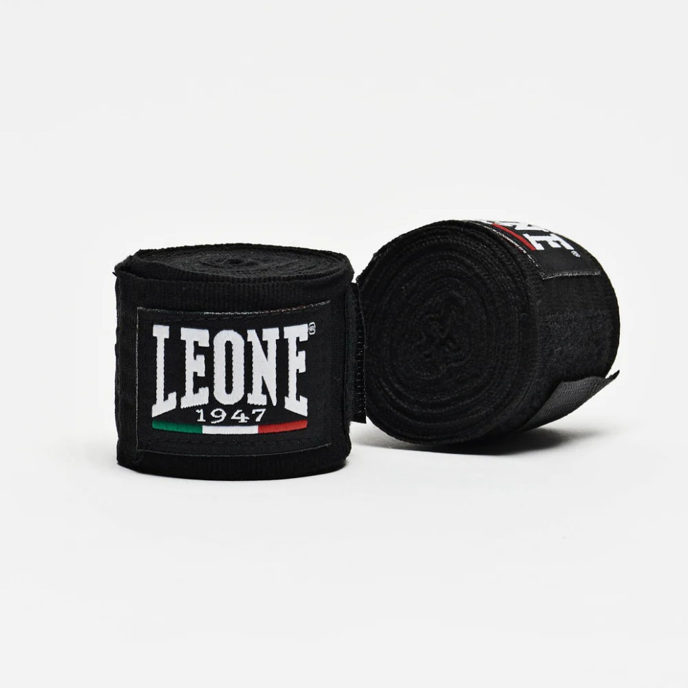 Бинты для бокса Leone AB705_Black_350 черный 3,5 м 2 шт