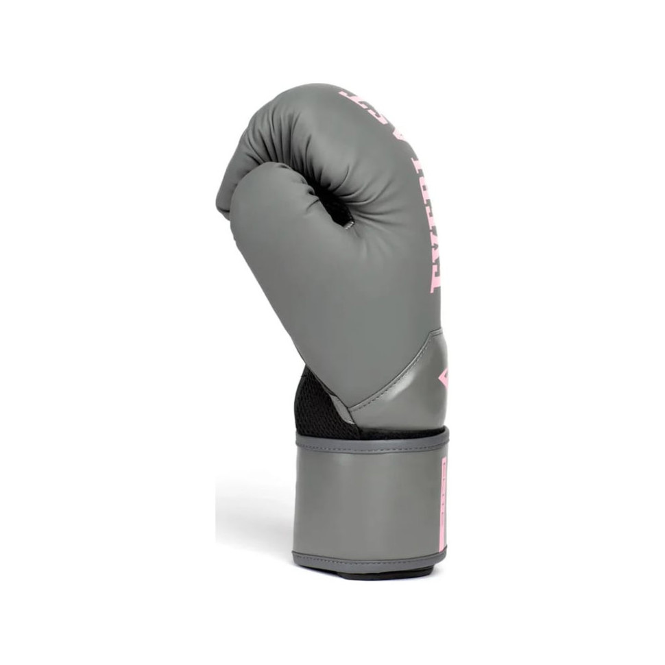Боксерские перчатки ELITE 2 BOXING GLOVES Everlast P00003312 серый/розовый 14 унций