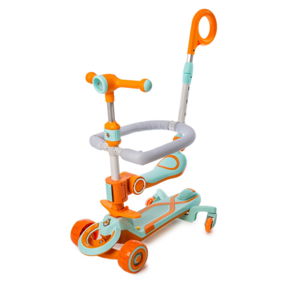 Самокат детский 3-х колесный 5 в 1 Smart N-388 Bambi 49336349 до 25 кг