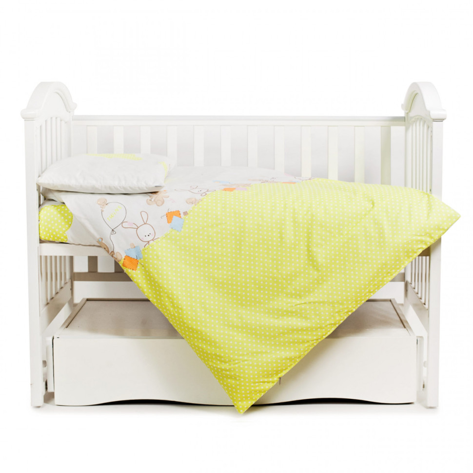 Детский постельный комплект Горошки Twins 3051-C-022, 3 элемента