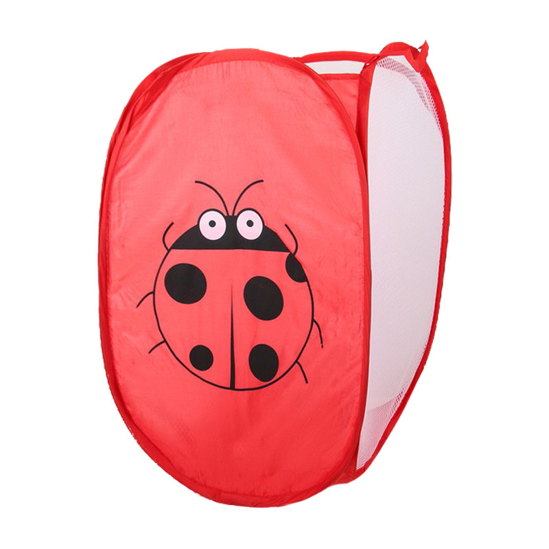 Корзина-сетка для игрушек Bambi 10-76(Red) с рисунком, 48х25 см