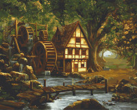 Картина по номерам Art Craft "Мельница в заколдованном лесу" 38х50 см 10543-AC