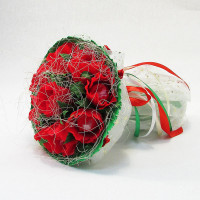 Букет з цукерок Троянди 9 Рафаелло 4127IT