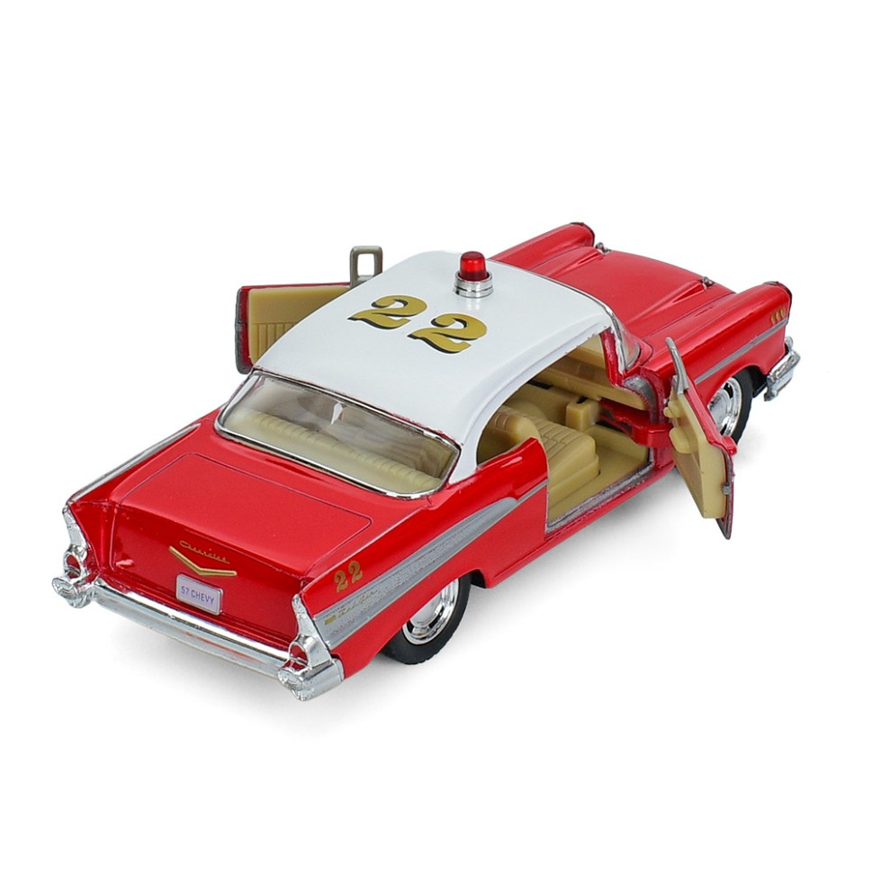 Інерційна машинка 1957 Chevrolet Bel Air (Fire Chirf) Kinsmart KT 5325 W 